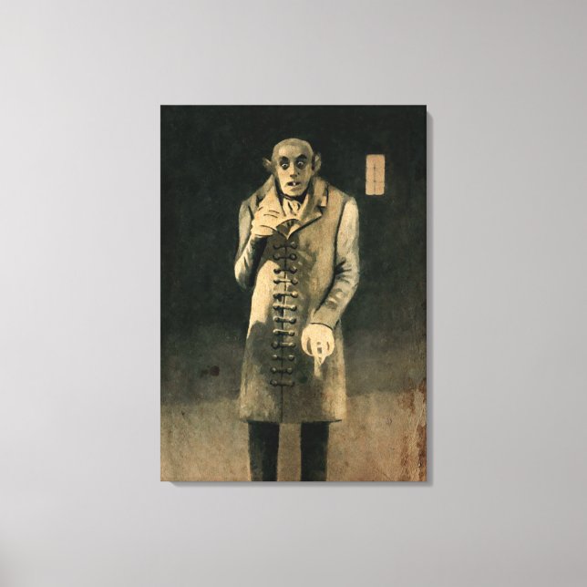 Nosferatu Count Orlok Canvas Print (Front)