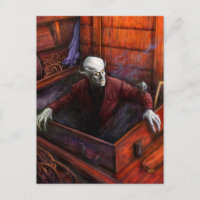 Nosferatu Demeter Full Scene Postcard