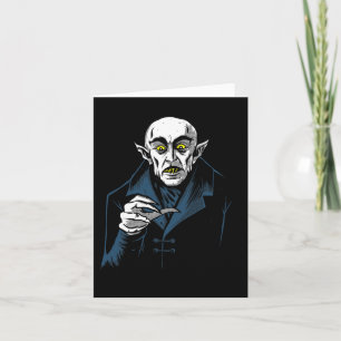 Nosferatu Halloween Vampire  Horror Dracula  Card