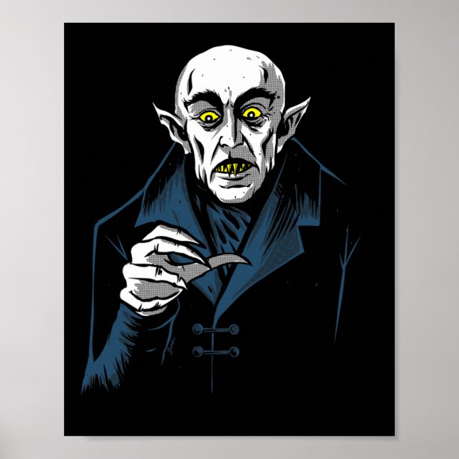 Nosferatu Halloween Vampire  Horror Dracula  Poster (Front)