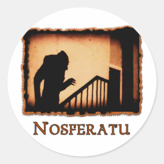 Nosferatu Scary Vampire Products Classic Round Sticker
