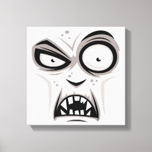 Nosferatu Vampire Face Canvas Print