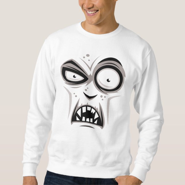 Nosferatu Vampire Face Sweatshirt (Front)