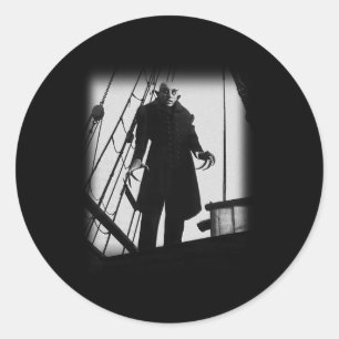 Nosferatu Vampire Horror Dracula Vlad Tepes Poste Classic Round Sticker