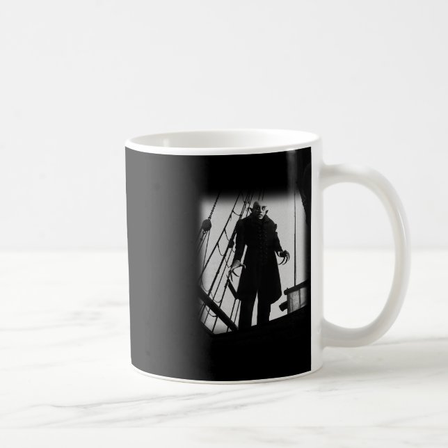 Nosferatu Vampire  Horror Dracula Vlad Tepes Poste Coffee Mug (Right)