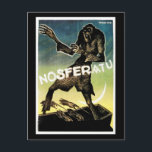 Nosferatu Vintage Movie Poster Postcard<br><div class="desc">This cool postcard has a vintage poster on it of the movie,  "Nosferatu". It is one of an assortment of postcards and stationery available from Superkalifragilistic.</div>