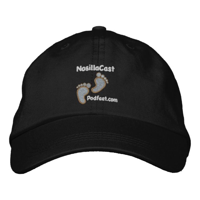 NosillaCast Hat - Black (Front)