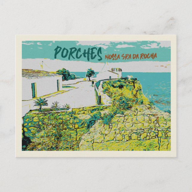 Nossa Senhora da Rocha Chapel, Algarve , Portugal Postcard (Front)