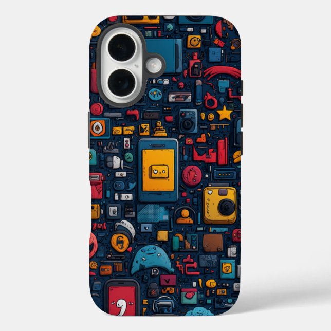 Nostalgia Dump Grafitti Phone Case (Back)