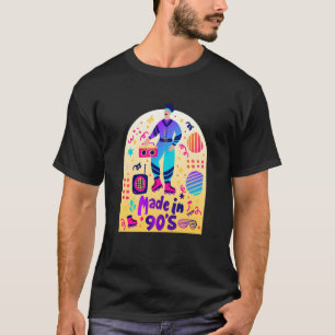 Nostalgia From 90's Cool 90's Outfit Illustration T-Shirt