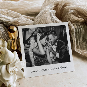 Nostalgia   Instant Photo Look Wedding Save The Date