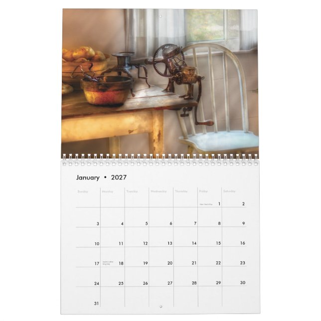 Nostalgia IV - Remembering the Past Calendar (Jan 2027)