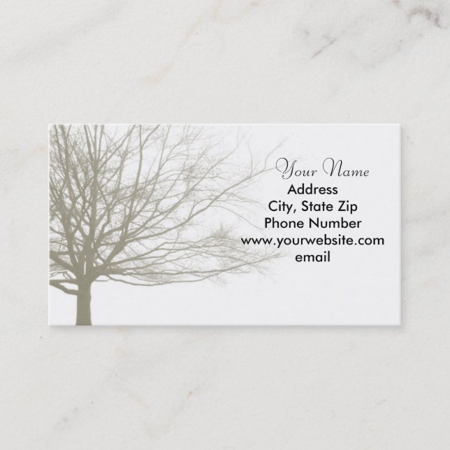 Nostalgia Tree Business Card (Front)