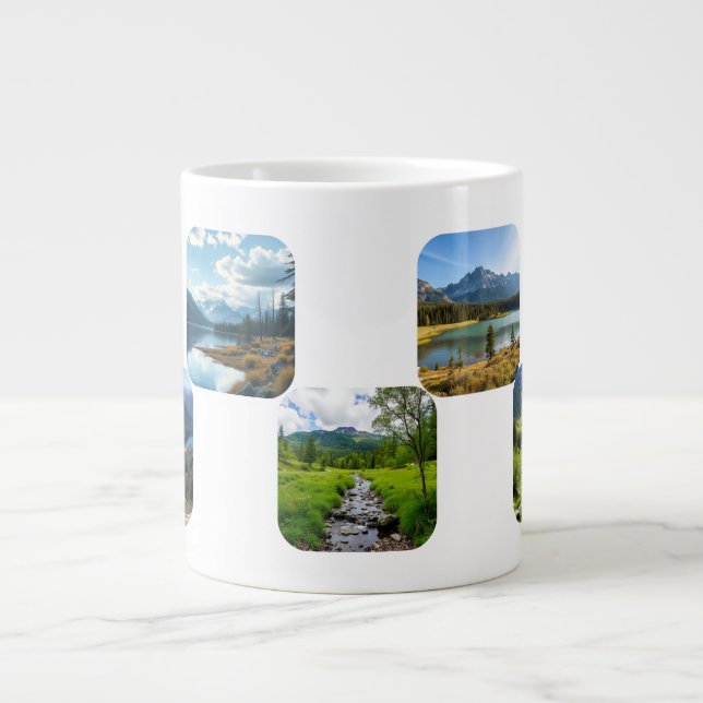 nostalgia vacation personalize large coffee mug (Front)
