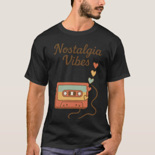 Nostalgia Vibes Retro Cassette Art T-Shirt