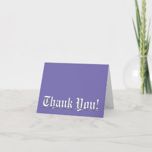 Nostalgic and Classic "Thank You!" Postcard