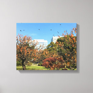 Nostalgic Autumn Sky Canvas Print