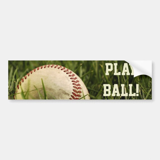 Nostalgic Baseballs Bumper Sticker (Front)