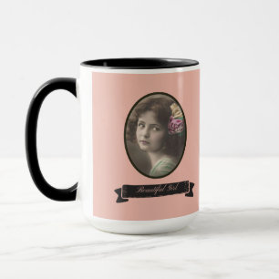 NOSTALGIC BEAUTIFY GIRL MUG