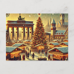 Nostalgic Berlin Christmas Design – Holiday Magic Postcard