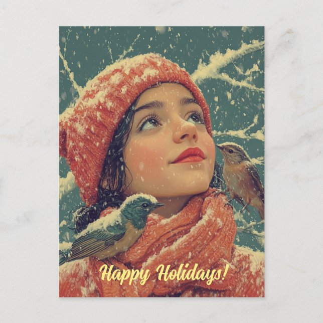 Nostalgic Christmas Postcard (Front)