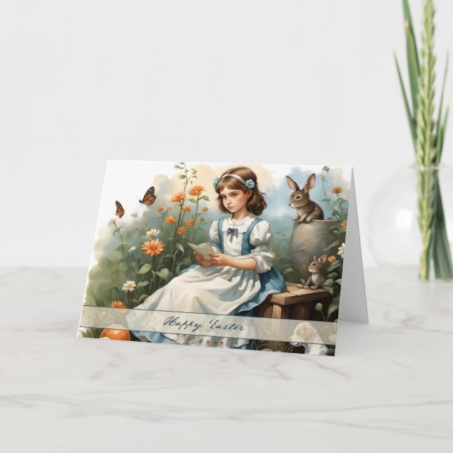 Nostalgic Easter Idyll Card (Front)