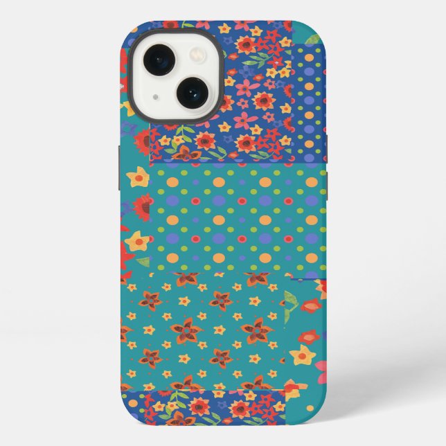 Nostalgic Faux Patchwork Samsung Galaxy Note Case (Back)