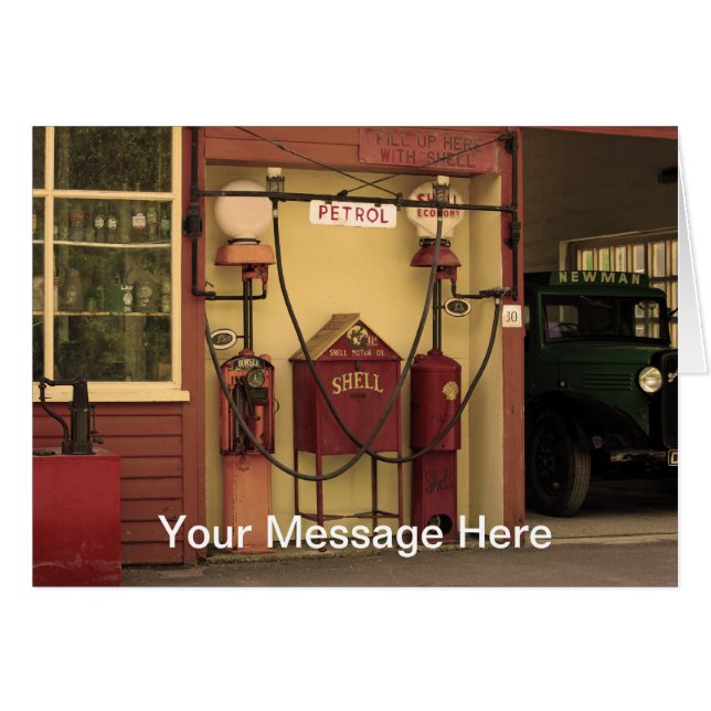 Nostalgic Gas Station (Front Horizontal)