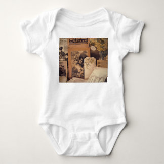 Nostalgic Glamour: Vintage Russian Portraits. Baby Bodysuit