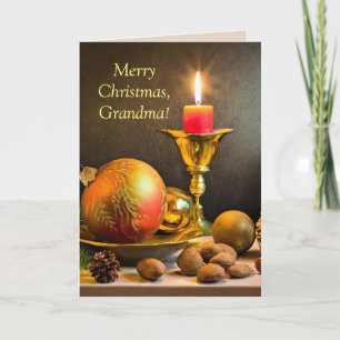 NOSTALGIC GRANDMA CHRISTMAS CARD