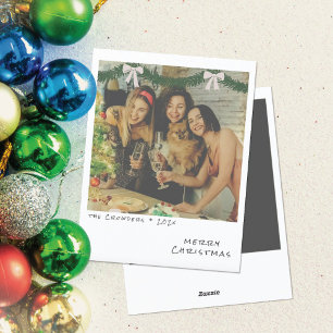 Nostalgic Instant Photo Christmas Card