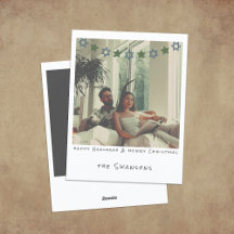 Nostalgic Instant Photo Hanukkah/Christmas Card