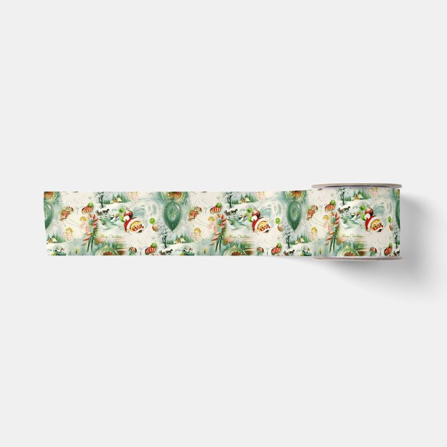 Nostalgic Kitschmas  Satin Ribbon (Front)