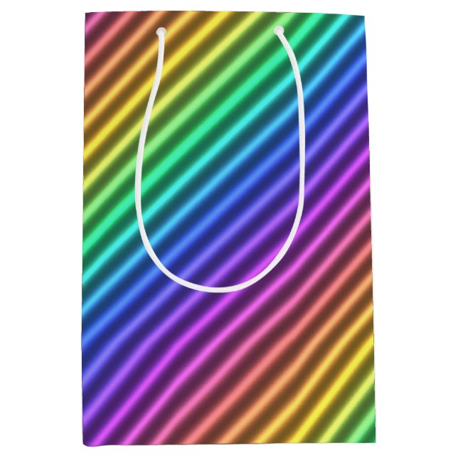 nostalgic neon arcade : medium gift bag (Front)