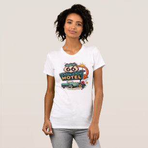 Nostalgic Neon Drive Apparel T-Shirt