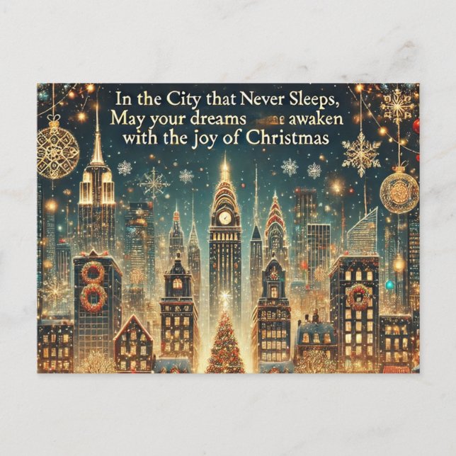 Nostalgic New York Christmas - Iconic Holiday (Front)