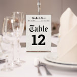 Nostalgic Newspaper Wedding Table Number<br><div class="desc">Introducing our Nostalgic Newspaper Table Number Cards, a charming addition to your wedding decor. Inspired by the elegance of vintage newspapers, these cards feature classic typography and intricate details, adding a touch of nostalgia to your reception tables. Crafted with care and attention to detail, they ensure seamless organization while infusing...</div>