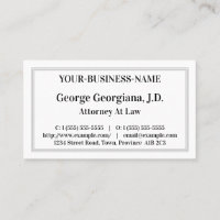 Nostalgic, Professional Business Card
