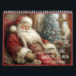 Nostalgic Santa Claus Christmas All Year Calendar<br><div class="desc">Twelve stunning Santa Claus images on a wall calendar. Whether you refer to him as Santa Claus, St. Nicholas, Father Christmas, or the jolly old man in the red suit, these images are sure to bring the Christmas spirit and joy all year long. AI assisted graphics purchased with commercial use....</div>