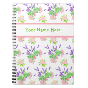 Nostalgic Scents of Summer Pattern Notebook