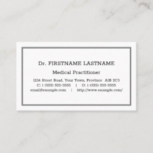Nostalgic, Traditional Business Card