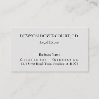 Nostalgic, Traditional Business Card