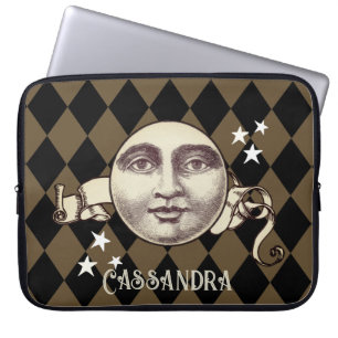 Nostalgic Vintage Steampunk Fantasy  Laptop Sleeve