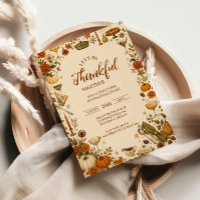 Nostalgic Vintage Thanksgiving Supper Club