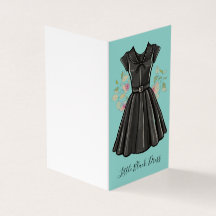 Nostalgique Beauté Petite robe noire LBD Blank