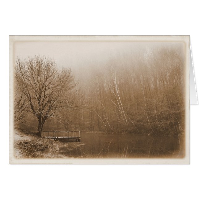 Nostalgique de l'étang - Blanc (Devant horizontal)