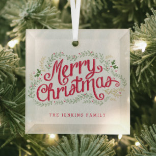 Nostalgique Noël personnalisé ornements