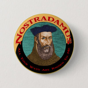 Nostradamus 2 Inch Round Button