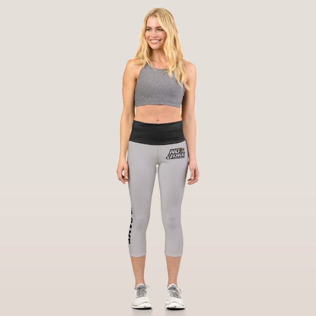 Not A Boys High Waisted Capris (Front)