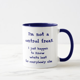 Not a control freak mug